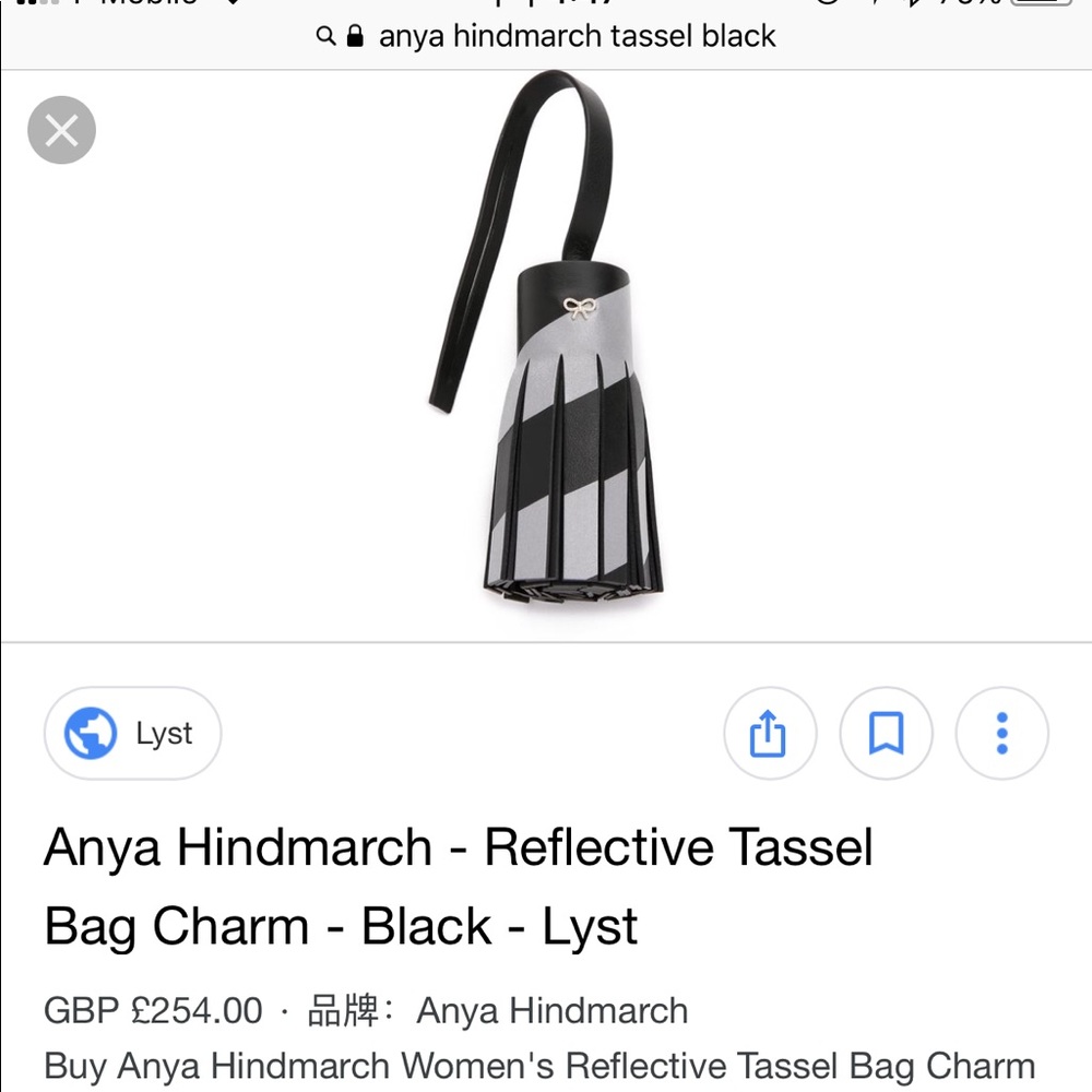 anya hindmarch tassel